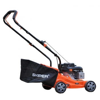 Газонокосилка бензиновая SKIPER GW401 (40 см, ручной, Loncin 3,5 лс, пласт дека, травосб.45 л, +НОЖ) Газонокосилка бензиновая SKIPER GW401 (40 см, ручной, Loncin 3,5 лс, пласт дека, травосб.45 л, +НОЖ)