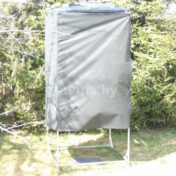 Летний душ для дачи с баком Rostok на 110 л. с подогревом Летний душ для дачи с баком Rostok на 110 л. с подогревом